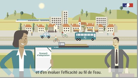 A woman and a man are standing on a street with a bus in the background. The woman is holding a piece of paper.

Contenu généré par l’IA