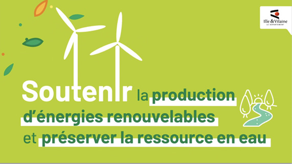 A green sign with windmills and the words "Soutenuir" written on it.

Contenu généré par l’IA